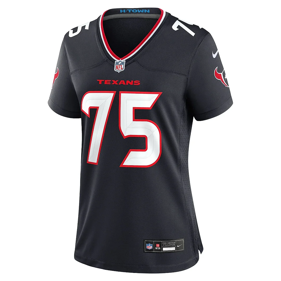 Zennovawear Women's Houston Texans David Sharpe Navy Team Game Jersey