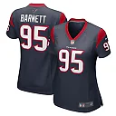 Zennovawear Women's Houston Texans Derek Barnett Navy Game Jersey