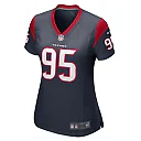 Zennovawear Women's Houston Texans Derek Barnett Navy Game Jersey