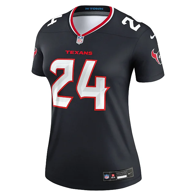Zennovawear Women's Houston Texans Derek Stingley Jr. Navy Legend Player Performance Top
