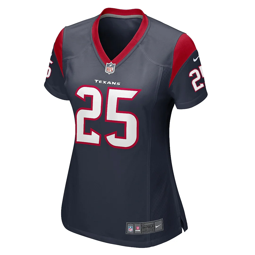 Zennovawear Women's Houston Texans Desmond King Navy Game Jersey
