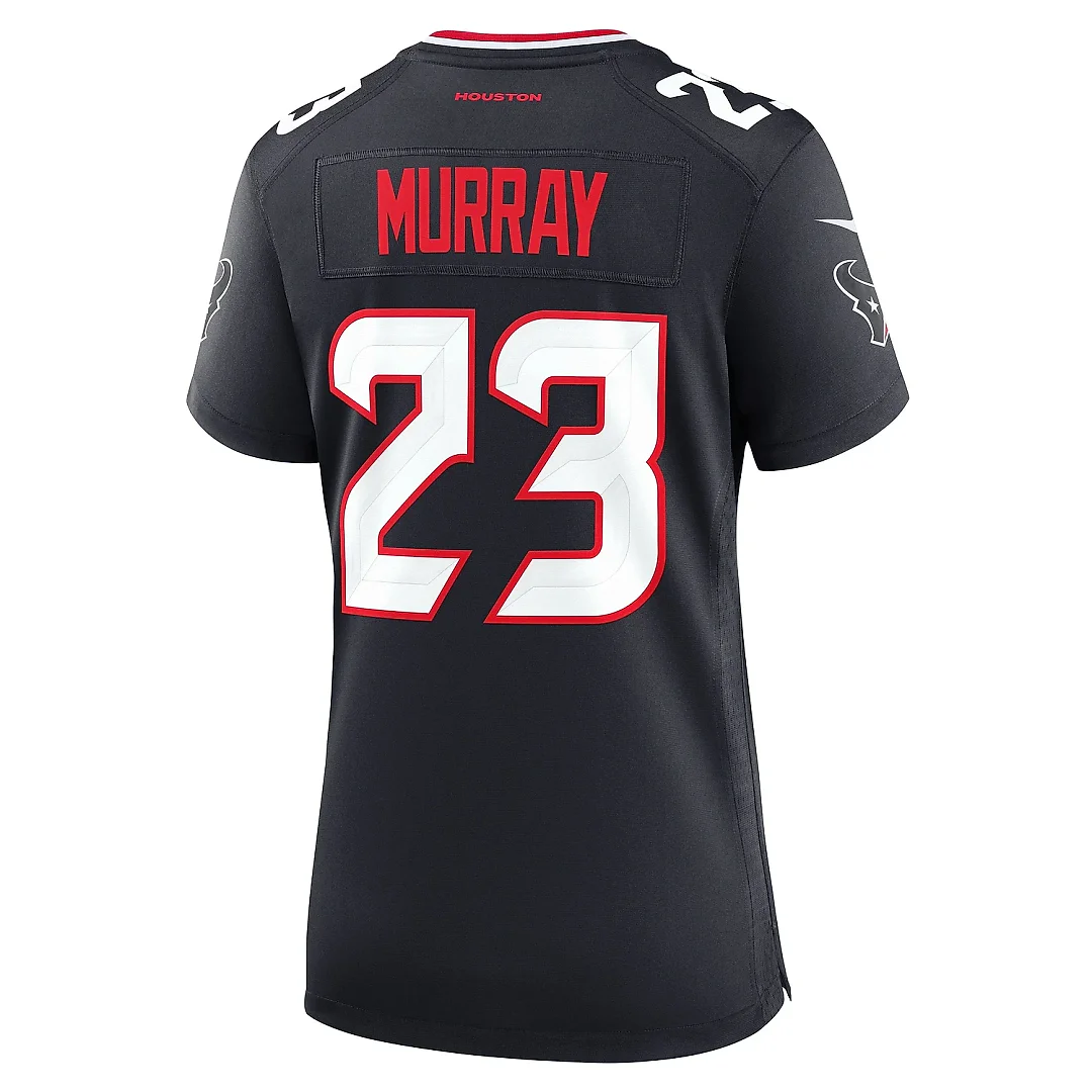 Zennovawear Women's Houston Texans Eric Murray Navy Team Game Jersey