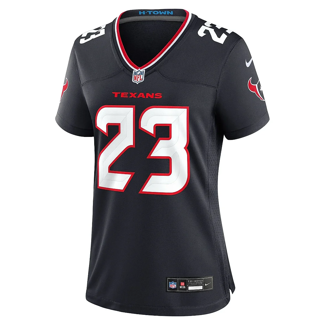 Zennovawear Women's Houston Texans Eric Murray Navy Team Game Jersey