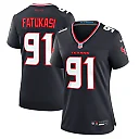 Zennovawear Women's Houston Texans Folorunso Fatukasi Navy Team Game Jersey