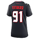 Zennovawear Women's Houston Texans Folorunso Fatukasi Navy Team Game Jersey