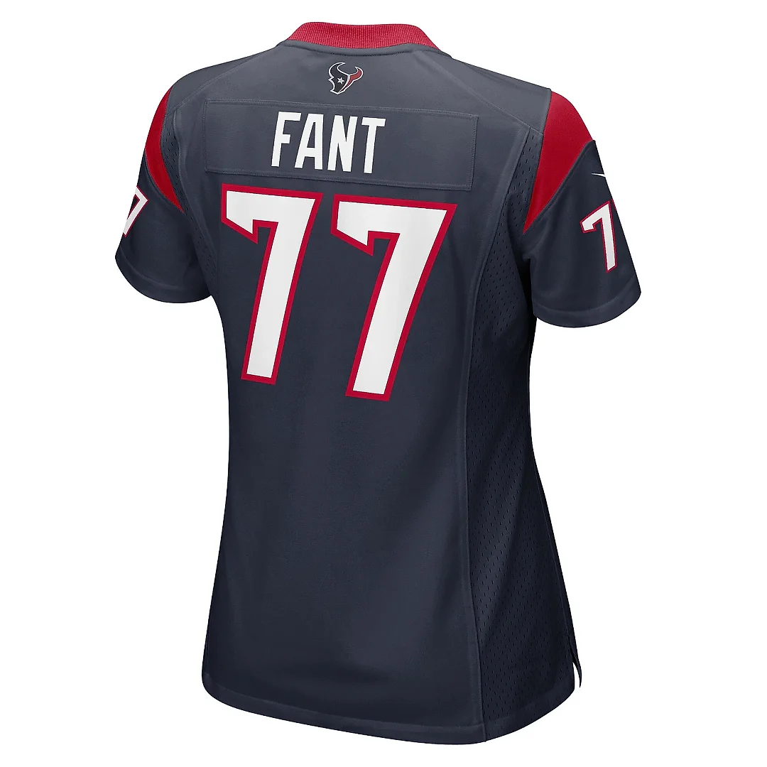 Zennovawear Women's Houston Texans George Fant Navy Game Jersey