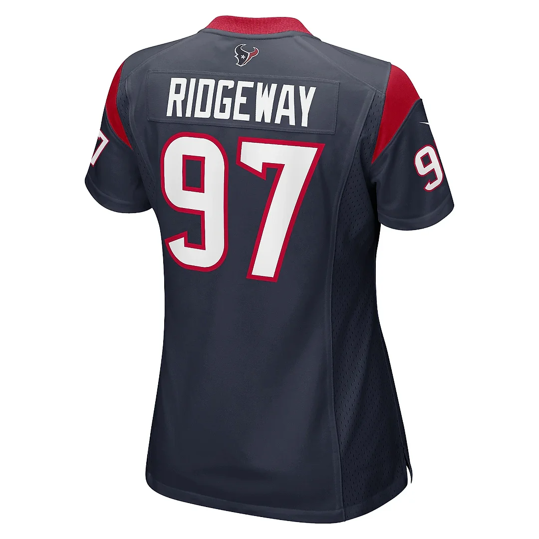 Zennovawear Women's Houston Texans Hassan Ridgeway Navy Game Player Jersey