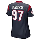 Zennovawear Women's Houston Texans Hassan Ridgeway Navy Game Player Jersey