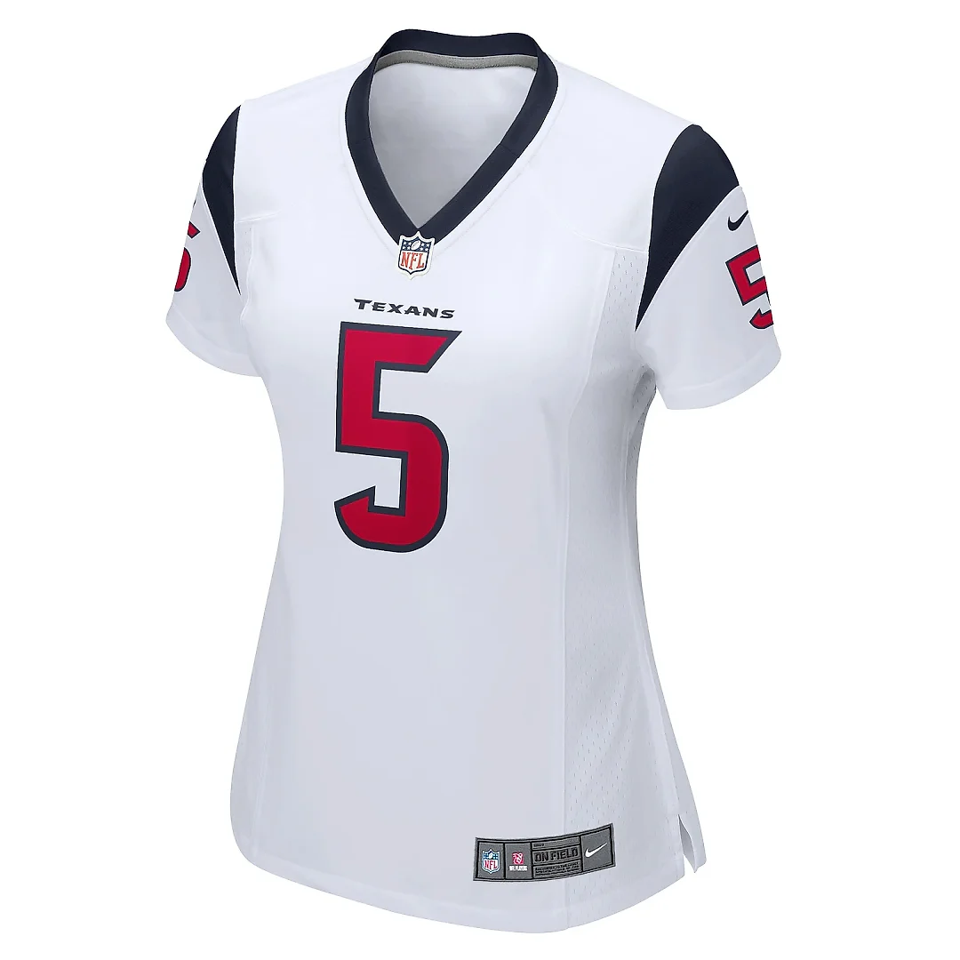 Zennovawear Women's Houston Texans Jalen Pitre White Game Player Jersey