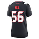 Zennovawear Women's Houston Texans Jamal Hill Navy Team Game Jersey