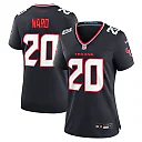 Zennovawear Women's Houston Texans Jimmie Ward Navy Team Game Jersey