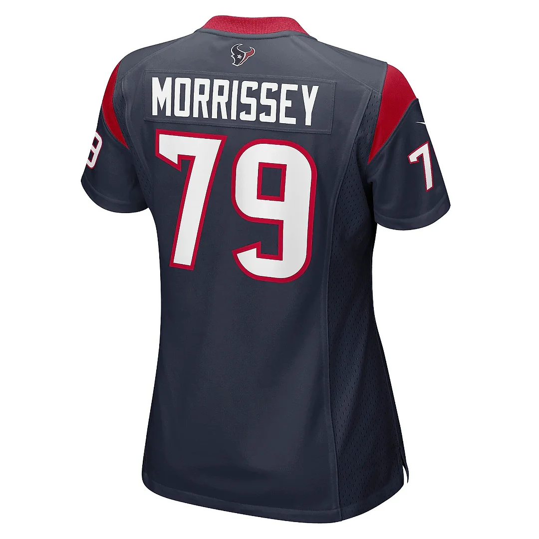 Zennovawear Women's Houston Texans Jimmy Morrissey Navy Game Jersey