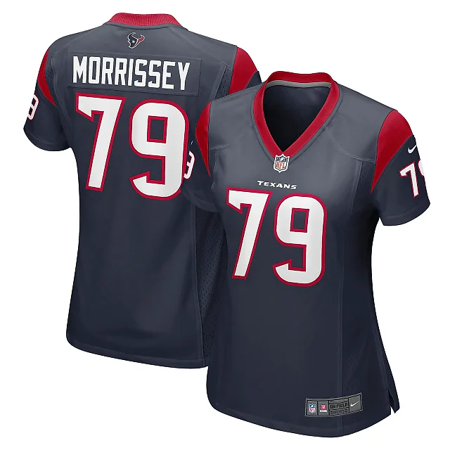 Zennovawear Women's Houston Texans Jimmy Morrissey Navy Game Jersey