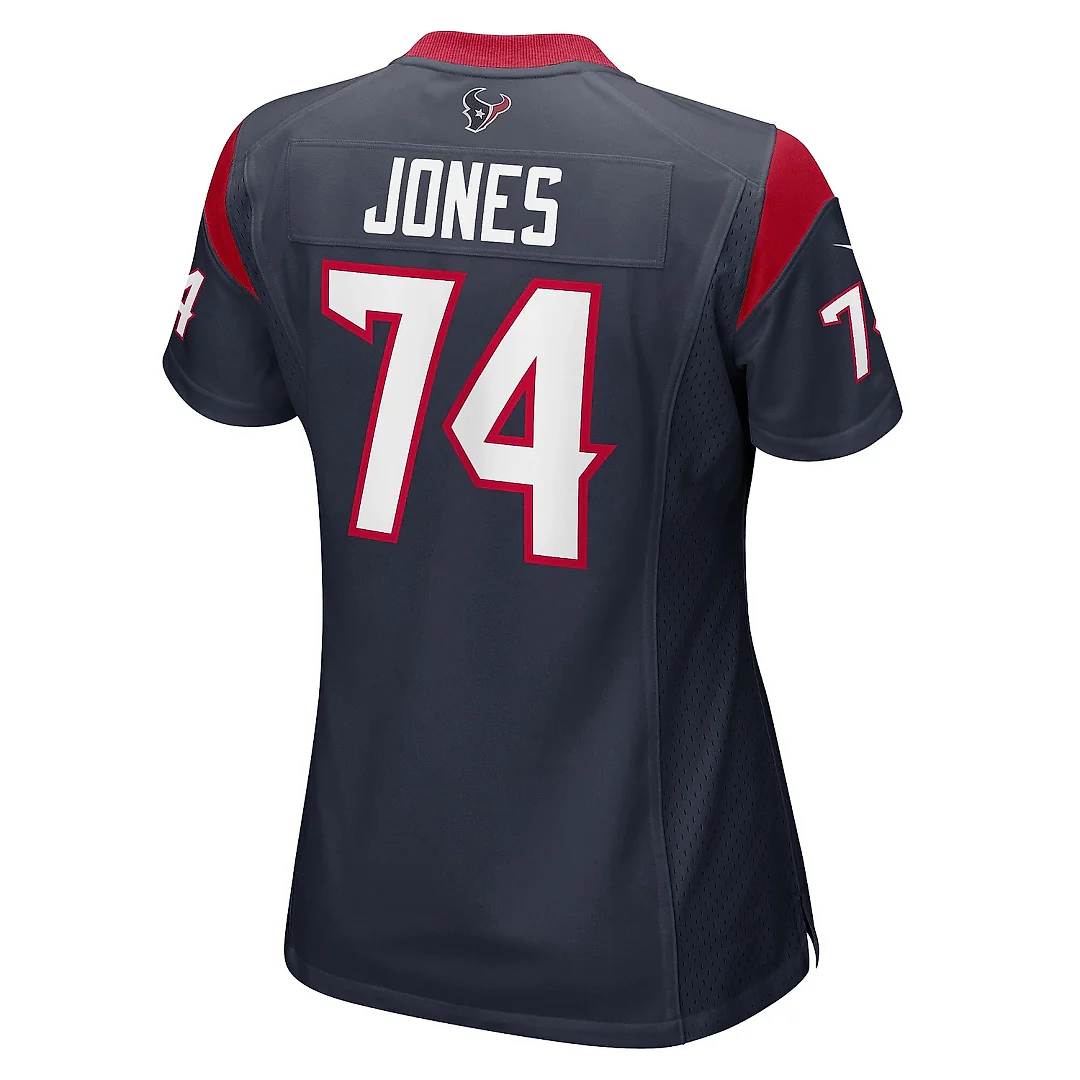 Zennovawear Women's Houston Texans Josh Jones Navy Team Game Jersey
