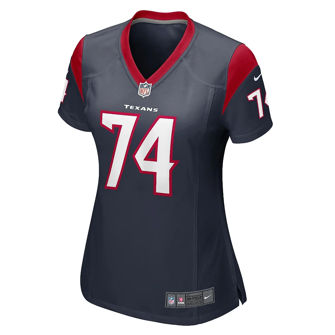 Zennovawear Women's Houston Texans Josh Jones Navy Team Game Jersey