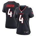 Zennovawear Women's Houston Texans Kamari Lassiter Navy Team Game Jersey