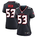 Zennovawear Women's Houston Texans Kendrick Green Navy Team Game Jersey