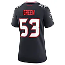 Zennovawear Women's Houston Texans Kendrick Green Navy Team Game Jersey