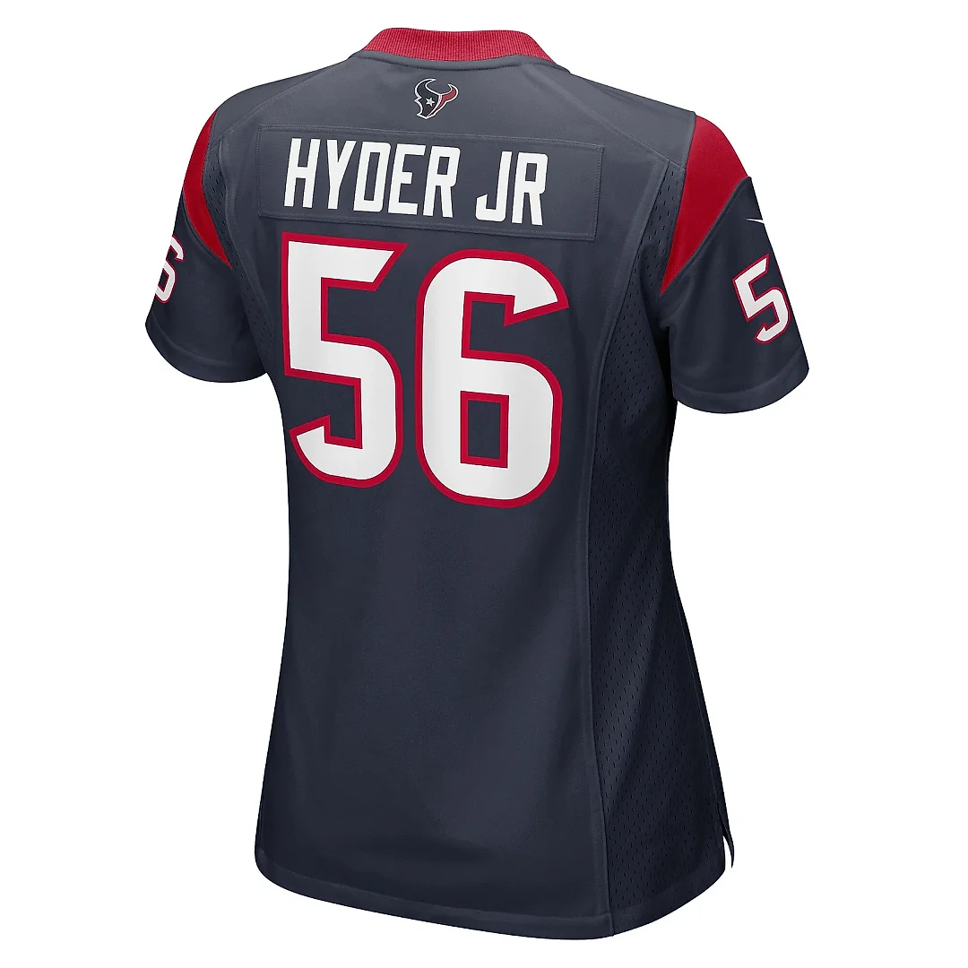 Zennovawear Women's Houston Texans Kerry Hyder Jr. Navy Game Jersey
