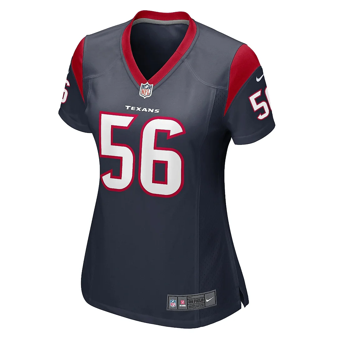 Zennovawear Women's Houston Texans Kerry Hyder Jr. Navy Game Jersey