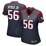 Zennovawear Women's Houston Texans Kerry Hyder Jr. Navy Game Jersey