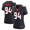 Zennovawear Women's Houston Texans Khalil Davis Navy Team Game Jersey