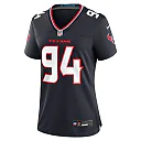 Zennovawear Women's Houston Texans Khalil Davis Navy Team Game Jersey