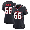 Zennovawear Women's Houston Texans Kilian Zierer Navy Team Game Jersey