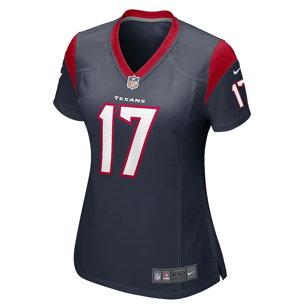 Zennovawear Women's Houston Texans Kris Boyd Navy Game Jersey