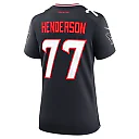 Zennovawear Women's Houston Texans LaDarius Henderson Navy Game Jersey