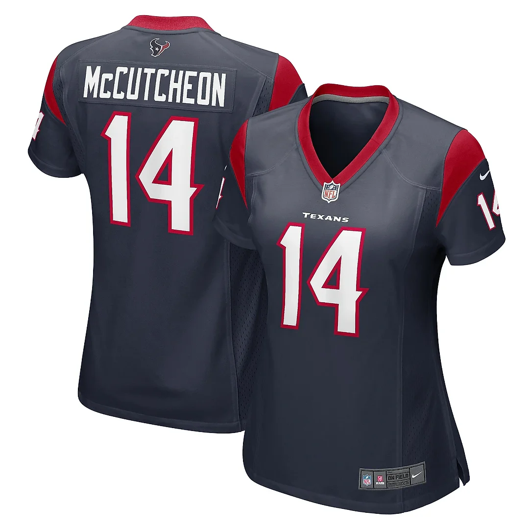 Zennovawear Women's Houston Texans Lance McCutcheon Navy Team Game Jersey