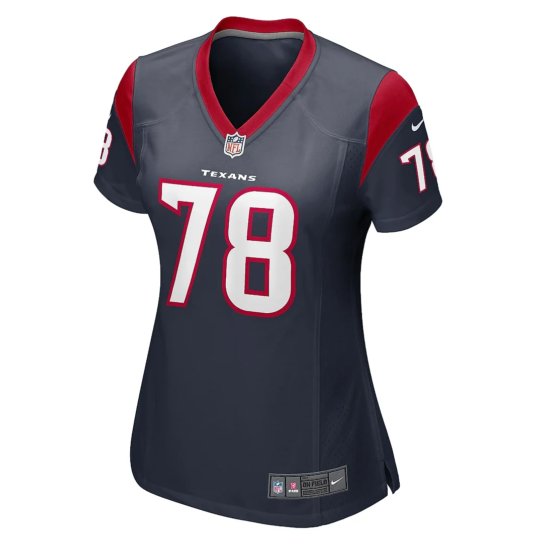 Zennovawear Women's Houston Texans Laremy Tunsil Navy Game Jersey