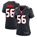Zennovawear Women's Houston Texans Marcus Haynes Navy Team Game Jersey
