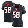 Zennovawear Women's Houston Texans McTelvin Agim Navy Team Game Jersey