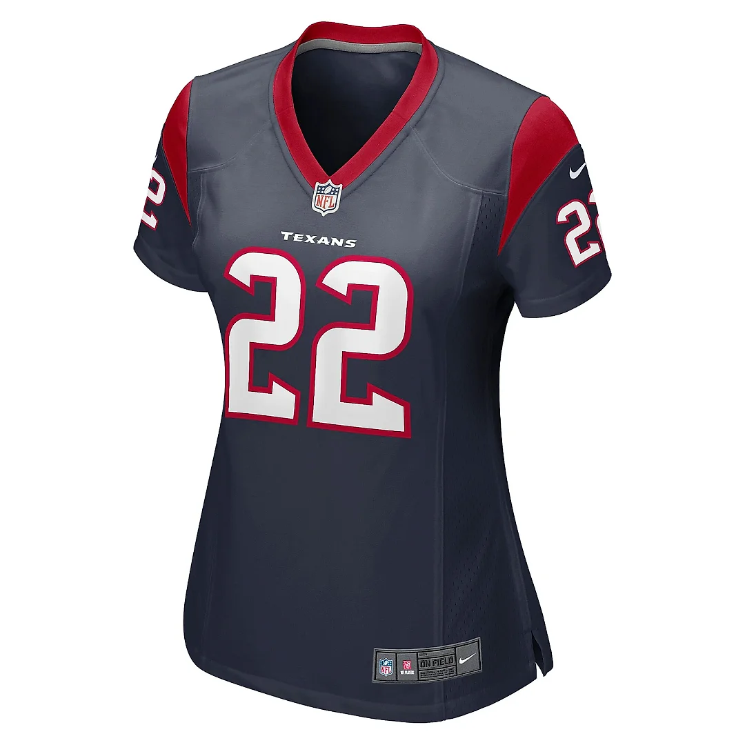 Zennovawear Women's Houston Texans Mike Boone Navy Game Player Jersey