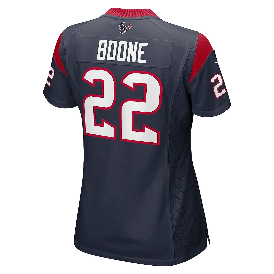 Zennovawear Women's Houston Texans Mike Boone Navy Game Player Jersey