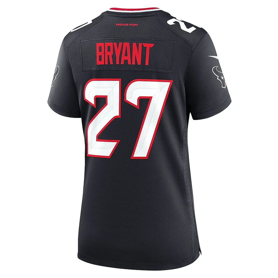 Zennovawear Women's Houston Texans Myles Bryant Navy Team Game Jersey