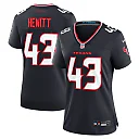 Zennovawear Women's Houston Texans Neville Hewitt Navy Team Game Jersey