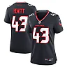 Zennovawear Women's Houston Texans Neville Hewitt Navy Team Game Jersey