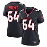 Zennovawear Women's Houston Texans Nick Broeker Navy Team Game Jersey