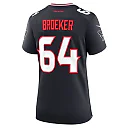 Zennovawear Women's Houston Texans Nick Broeker Navy Team Game Jersey