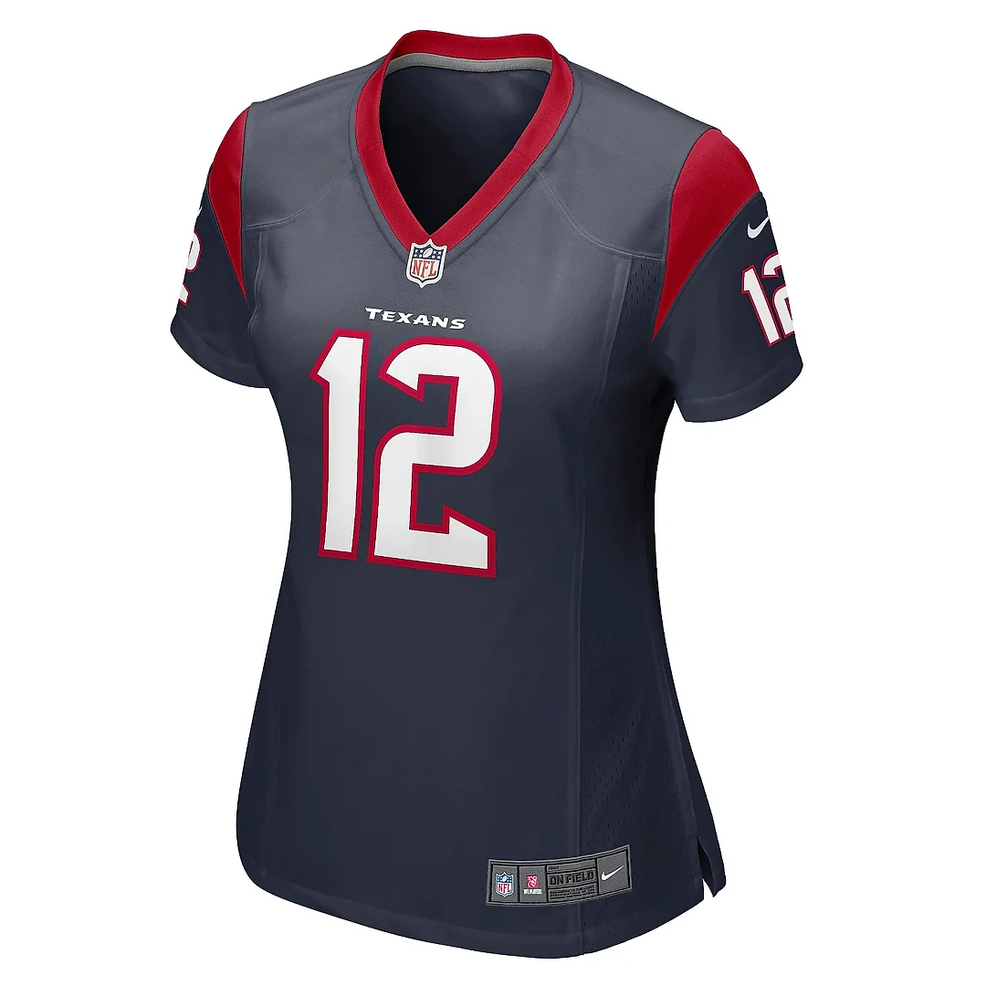 Zennovawear Women's Houston Texans Nico Collins Navy Game Jersey