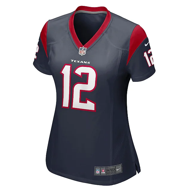Zennovawear Women's Houston Texans Nico Collins Navy Game Jersey