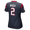 Zennovawear Women's Houston Texans Robert Woods Navy Game Jersey
