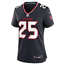 Zennovawear Women's Houston Texans Russ Yeast Navy Team Game Jersey