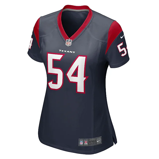 Zennovawear Women's Houston Texans Scott Quessenberry Navy Game Player Jersey