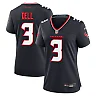 Zennovawear Women's Houston Texans Tank Dell Navy Team Game Jersey