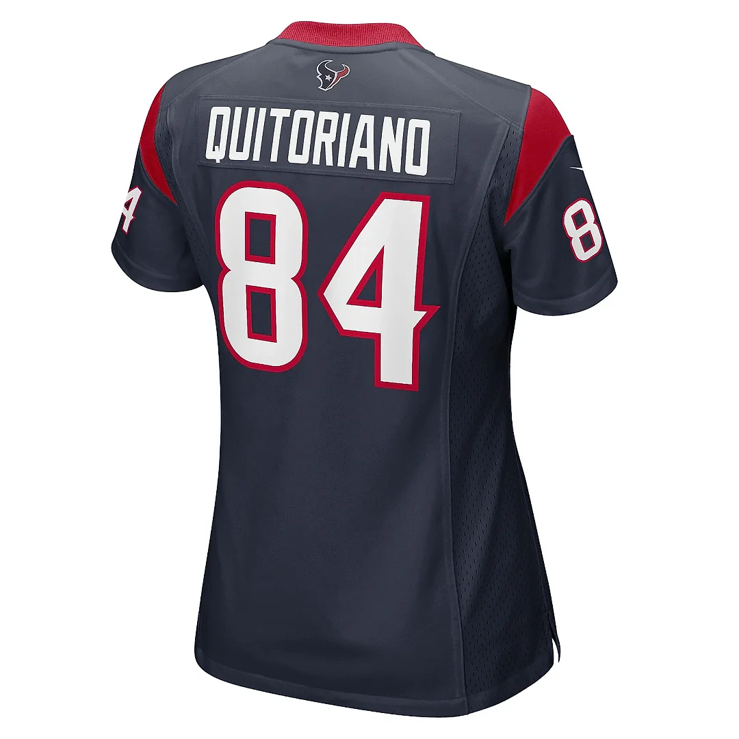 Zennovawear Women's Houston Texans Teagan Quitoriano Navy Game Player Jersey