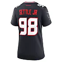 Zennovawear Women's Houston Texans Tim Settle Jr. Navy Team Game Jersey
