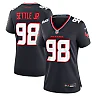Zennovawear Women's Houston Texans Tim Settle Jr. Navy Team Game Jersey